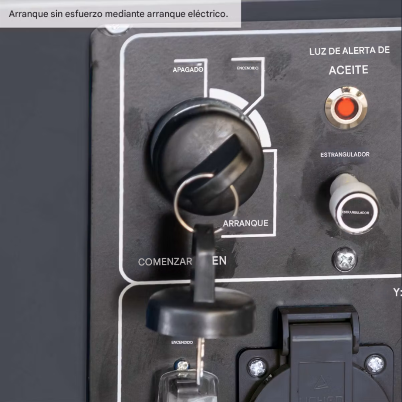 Generador Diésel 5000W Scheppach Black Edition - Trifásico y Monofásico, Arranque Eléctrico — vista 18