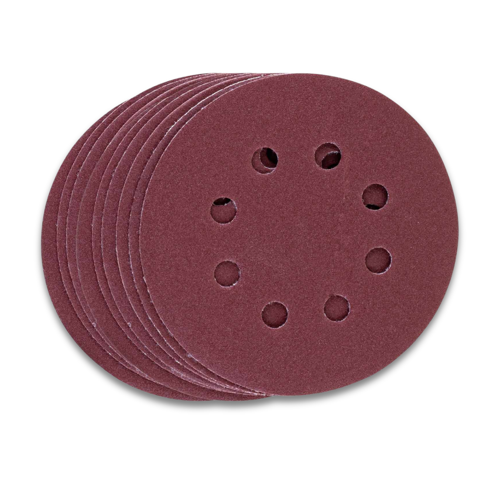 Set 9 Lijas para Lijadora Orbital 5" Scheppach — vista lateral
