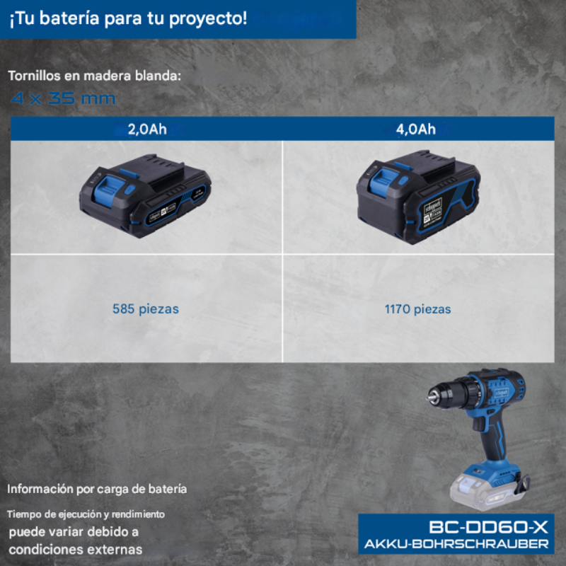 Sierra Circular Inalámbrica Brushless 20V Scheppach - 6 1/2" — vista 10