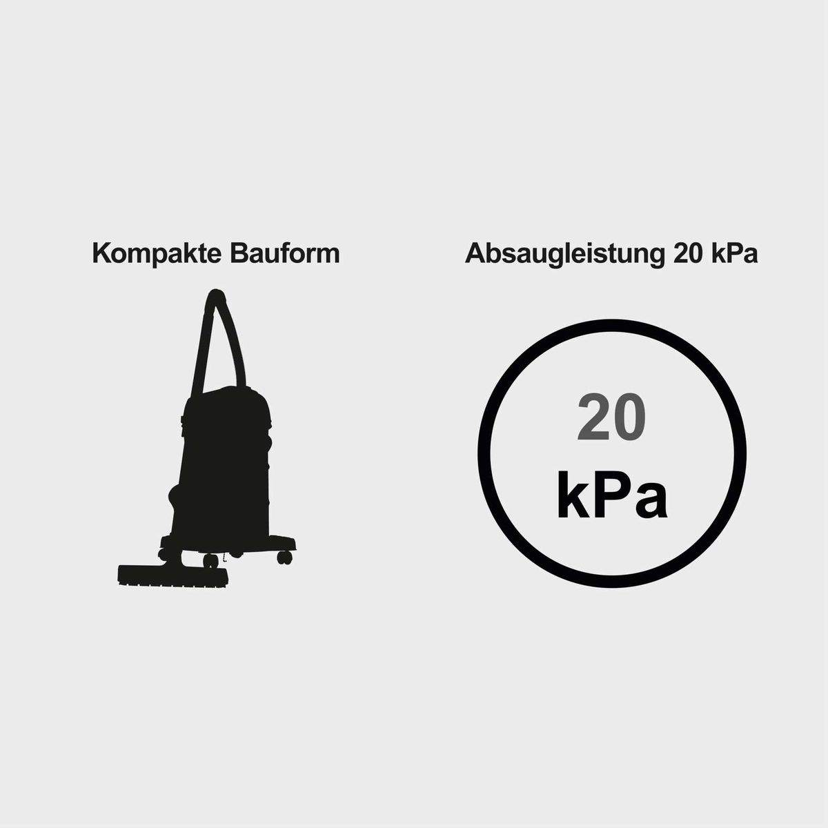 Aspiradora Seco y Húmedo 1200W Tanque 30L Scheppach Black Edition — vista 9