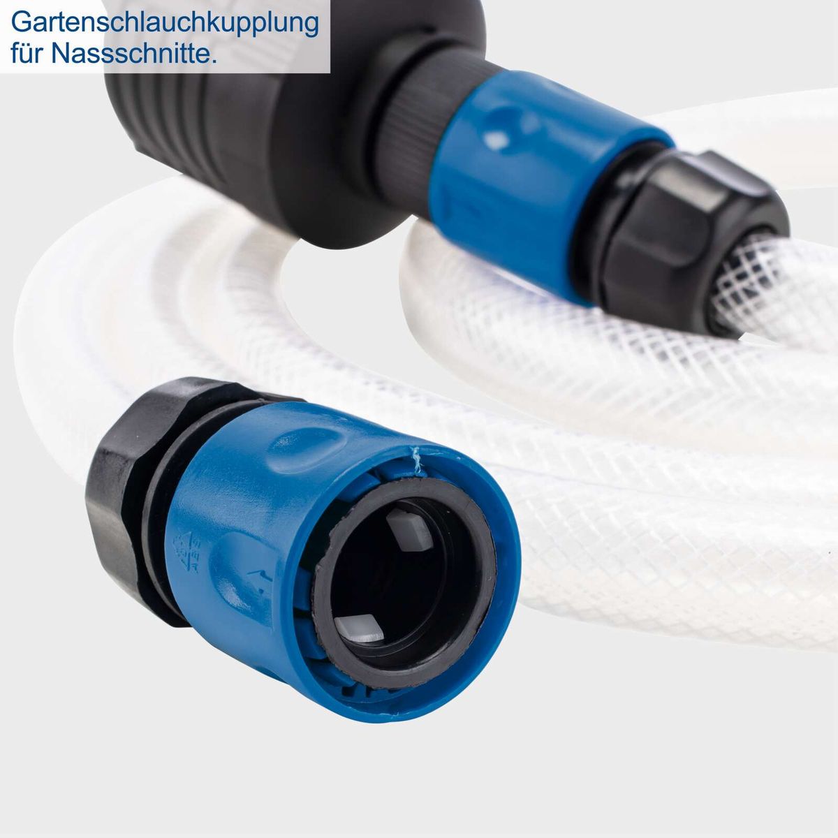Cortadora de Hormigón a Gasolina PTS400 Scheppach - 3,95HP | Disco Diamantado 350mm | Profundidad de Corte 120mm | Motor 2 Tiempos | Incluye Filtro de Aire de Repuesto — vista trasera