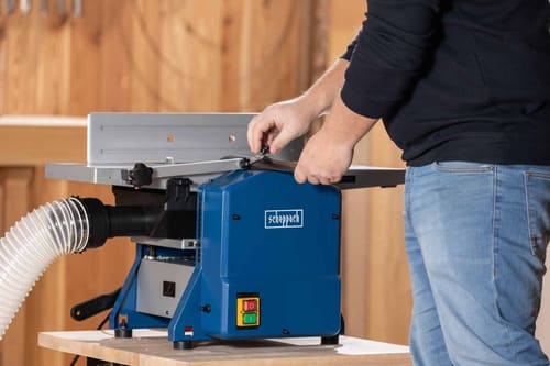 Cepilladora Canteadora de Banco 8" 1250W Scheppach — detalle
