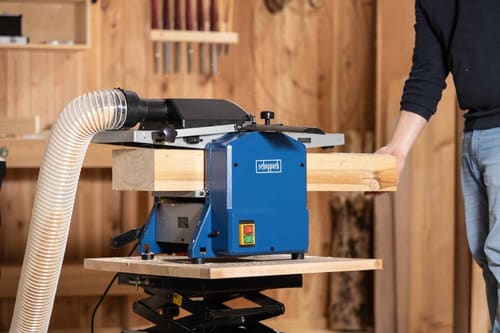 Cepilladora Canteadora de Banco 8" 1250W Scheppach — componentes