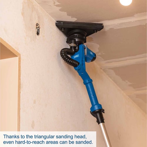 Lijadora de Pared Techo y Piso Telescópica Scheppach - Lijadora de Muro y Pasta — componentes