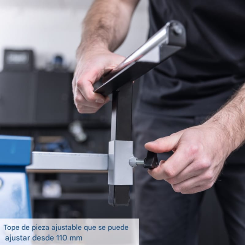 Mesa Soporte para Sierras Ingletadoras UMF1550 Scheppach — vista trasera