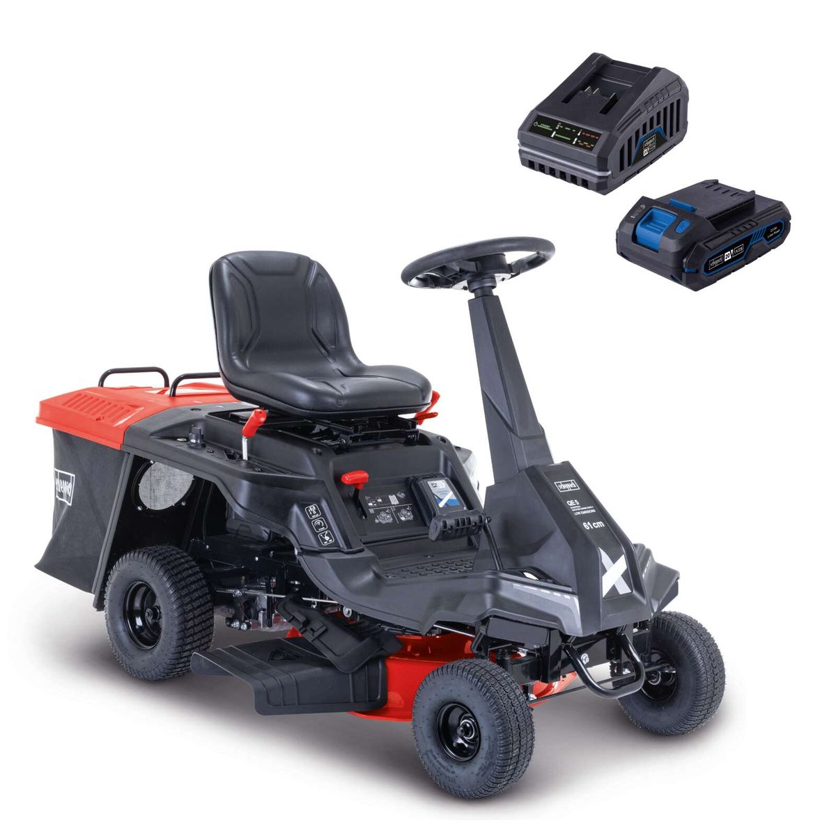Tractor Corta Pasto 6HP Scheppach - Cortacésped Profesional — detalle