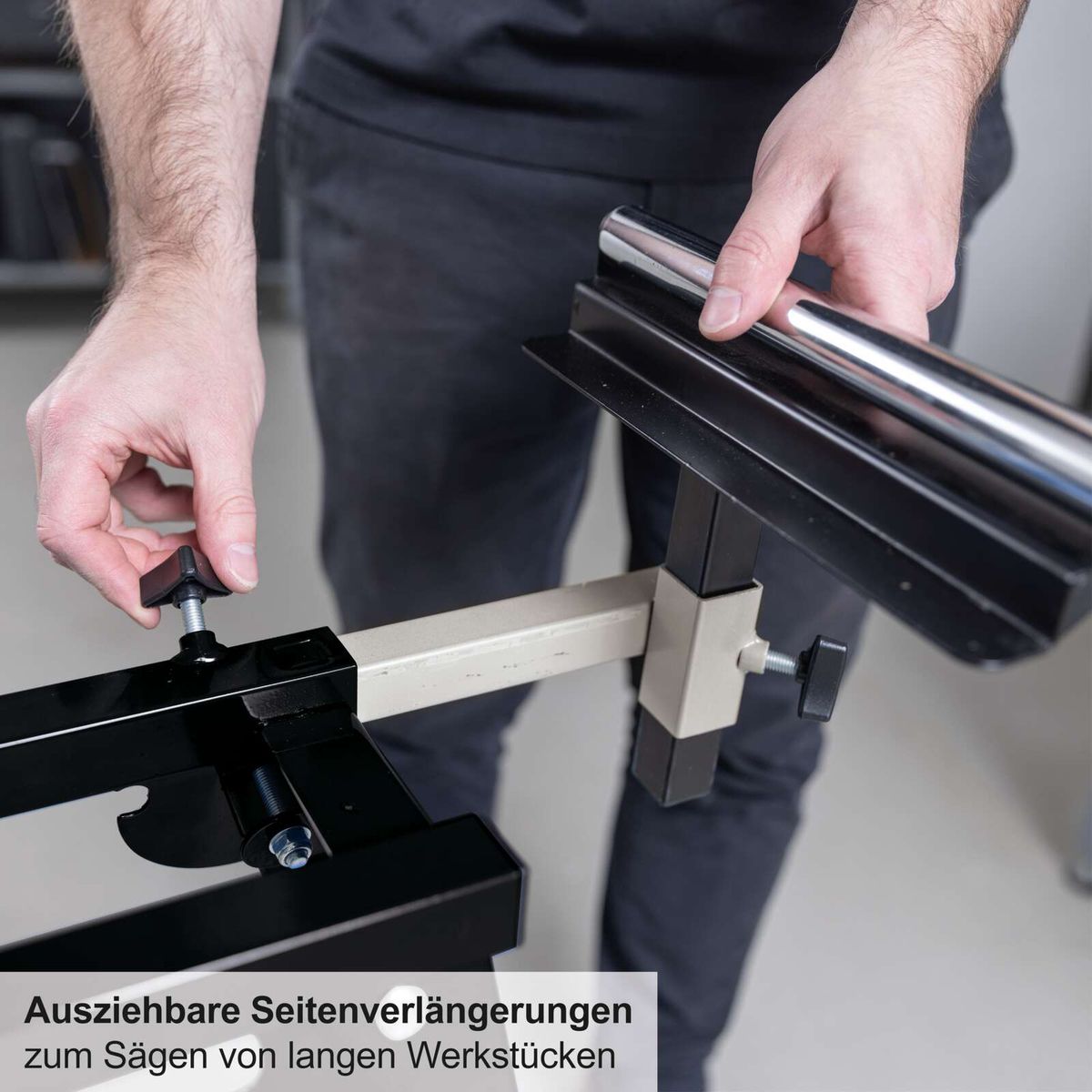 Base Universal para Sierra Ingletadora UUG1550-BE Scheppach Black — componentes
