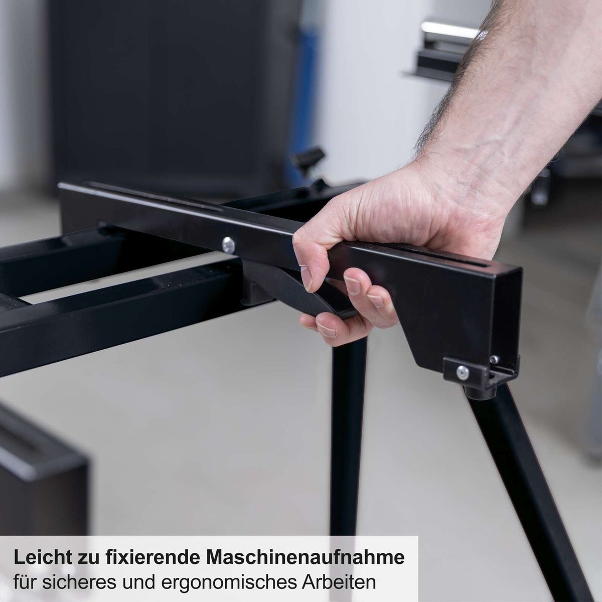 Base Universal para Sierra Ingletadora UUG1550-BE Scheppach Black — perspectiva