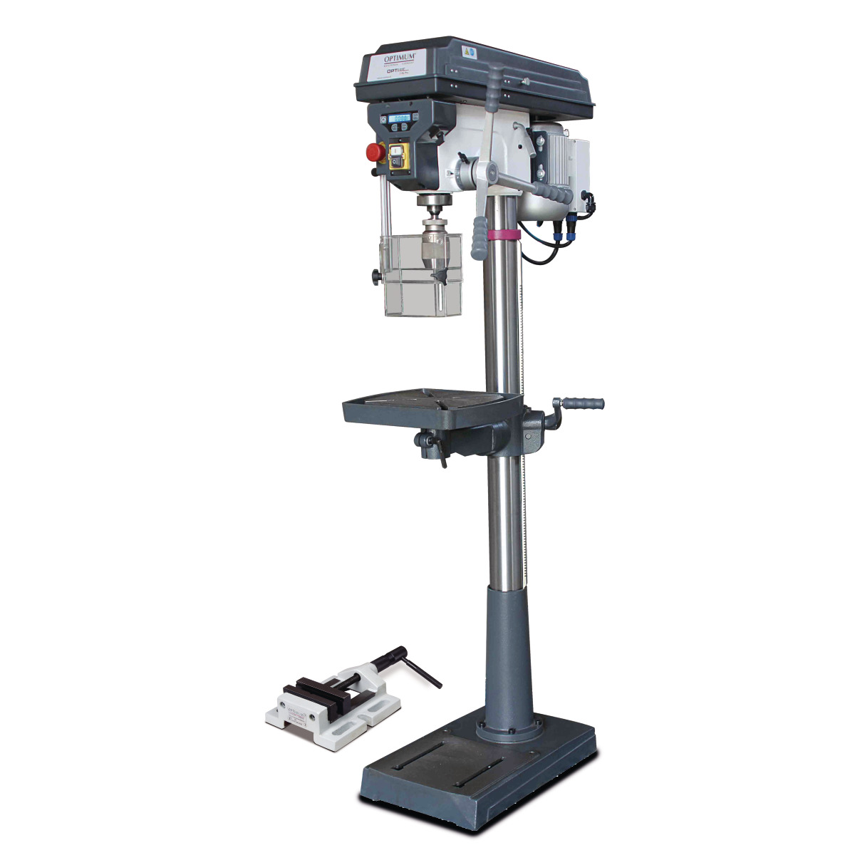 Set promocional taladro de columna Optimum OPTIdrill D 26Pro