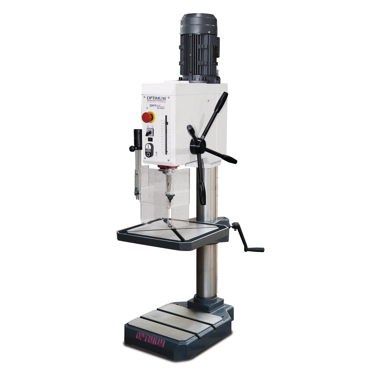 OPTIdrill DH 26GT – Taladro de columna con caja de engranajes de poliamida