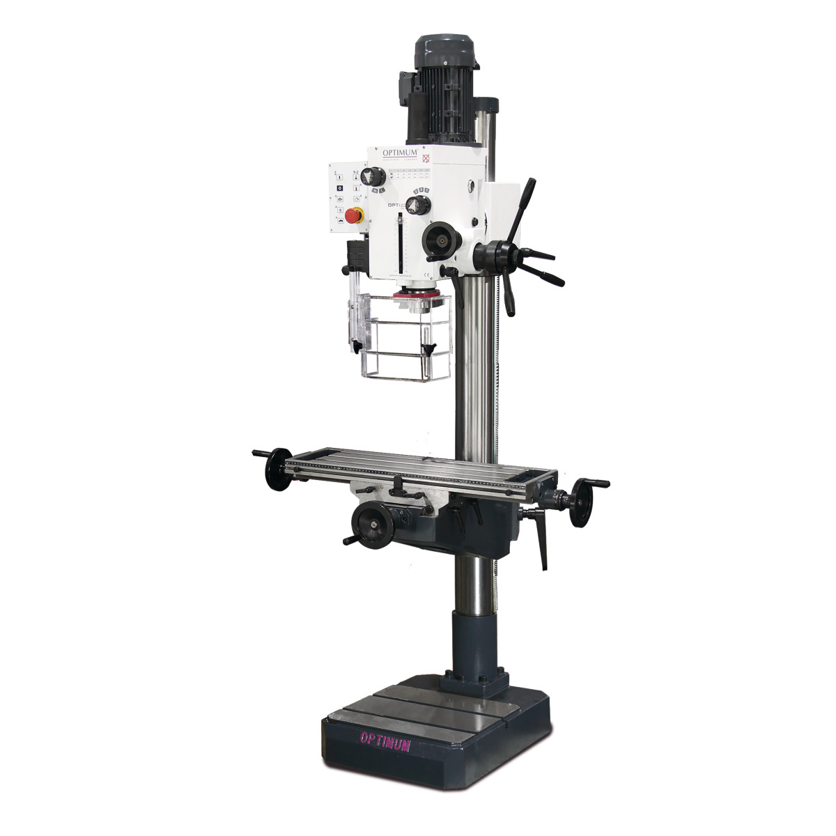Optimum OPTIdrill DH 40CT taladro de columna engranado con mesa cruzada