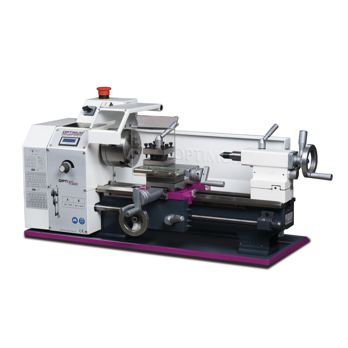 Torno Optimum OPTIturn TU 2004V de Modelismo con Velocidad Variable