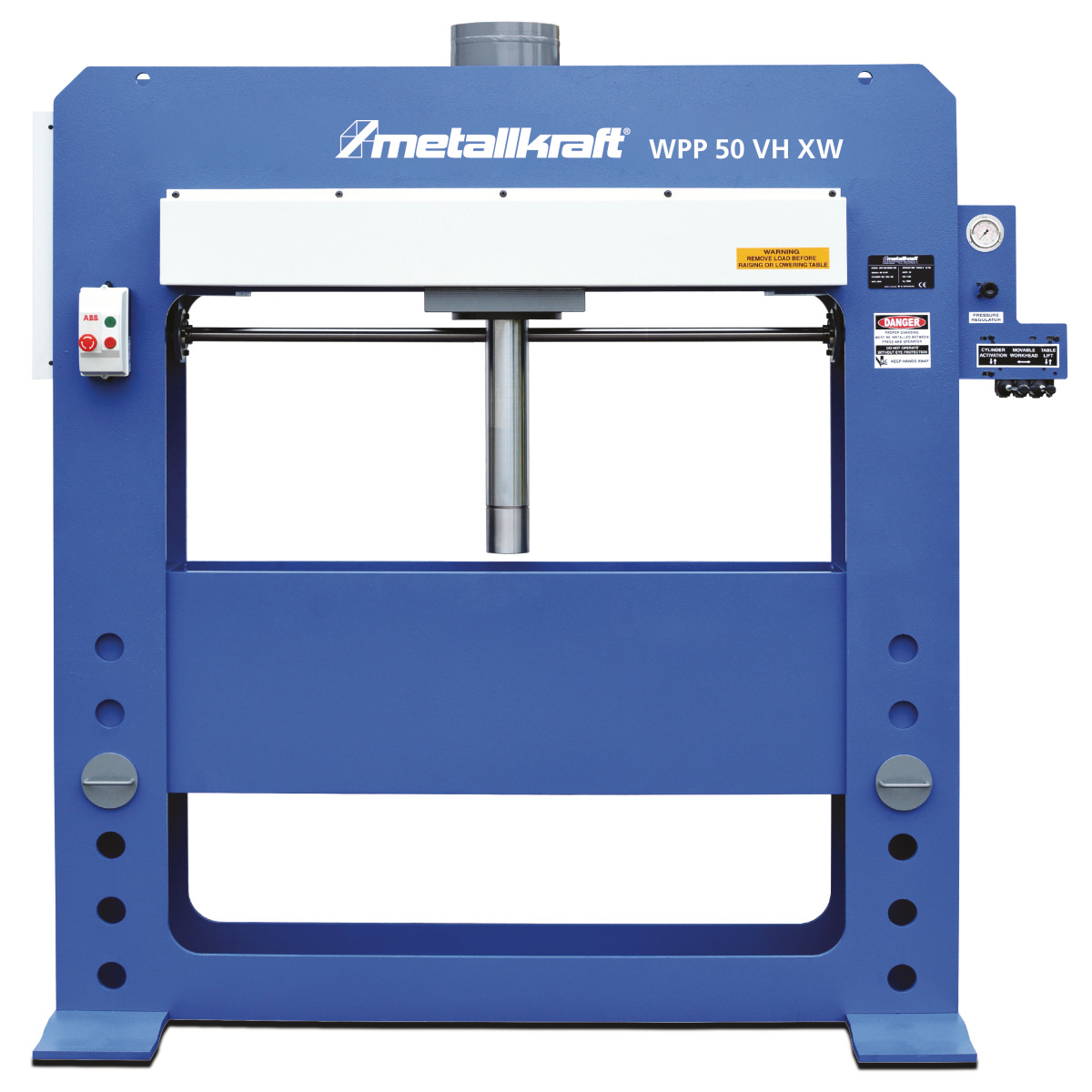 Prensa de taller totalmente hidráulica Metallkraft WPP 50 VH XW 50 t 400 V