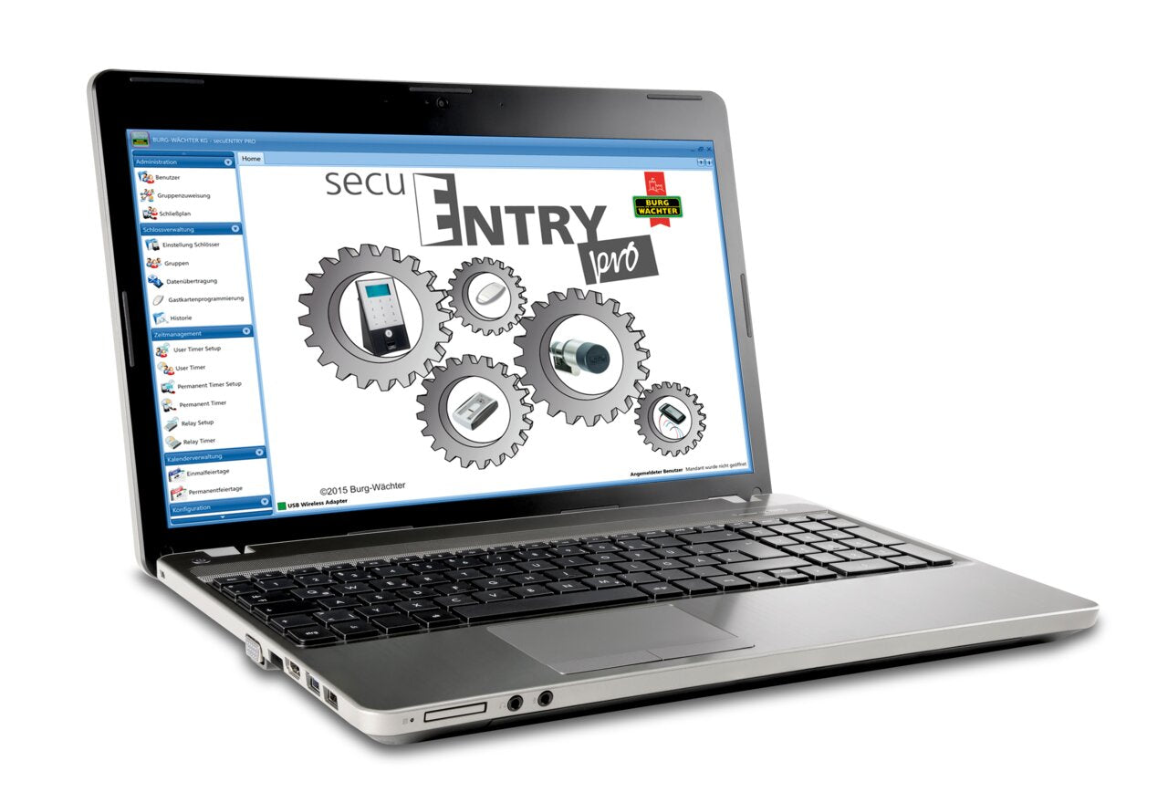 secuENTRY pro 7083 Software — Versión estándar