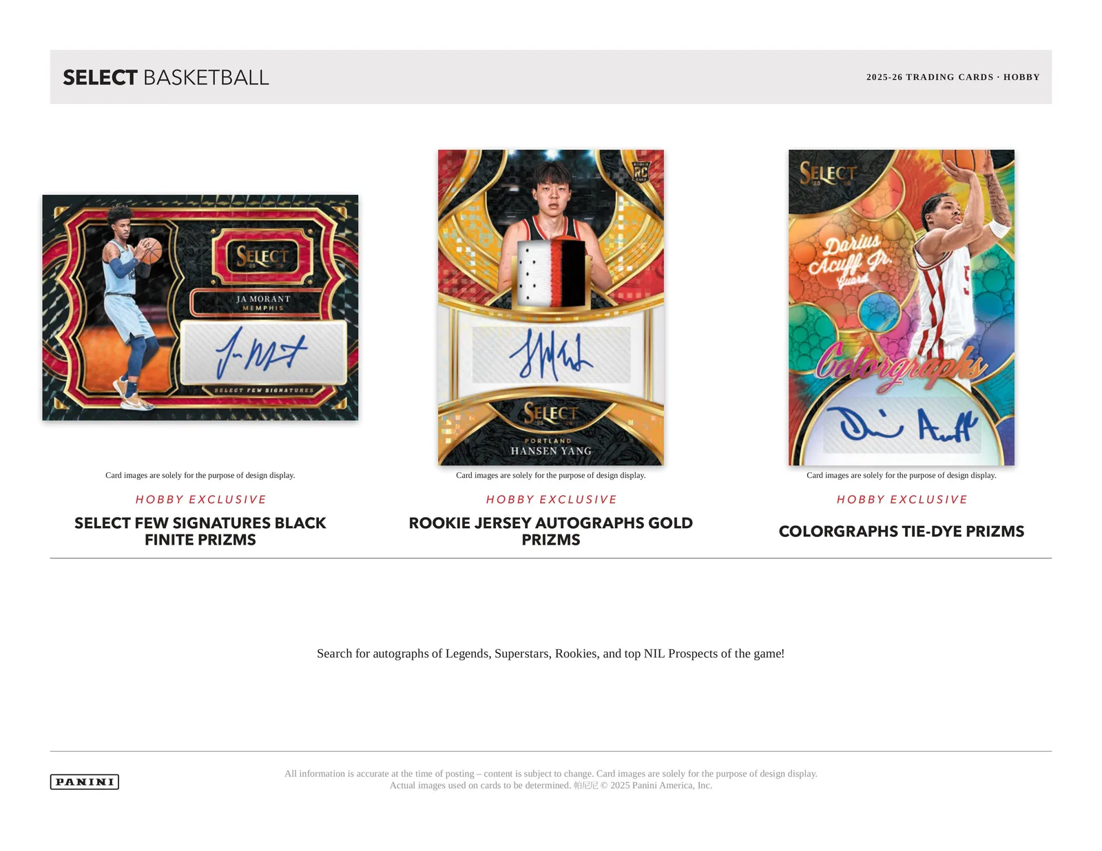 2025/26 Panini Select Basketball Hobby Box | Midwest Cards