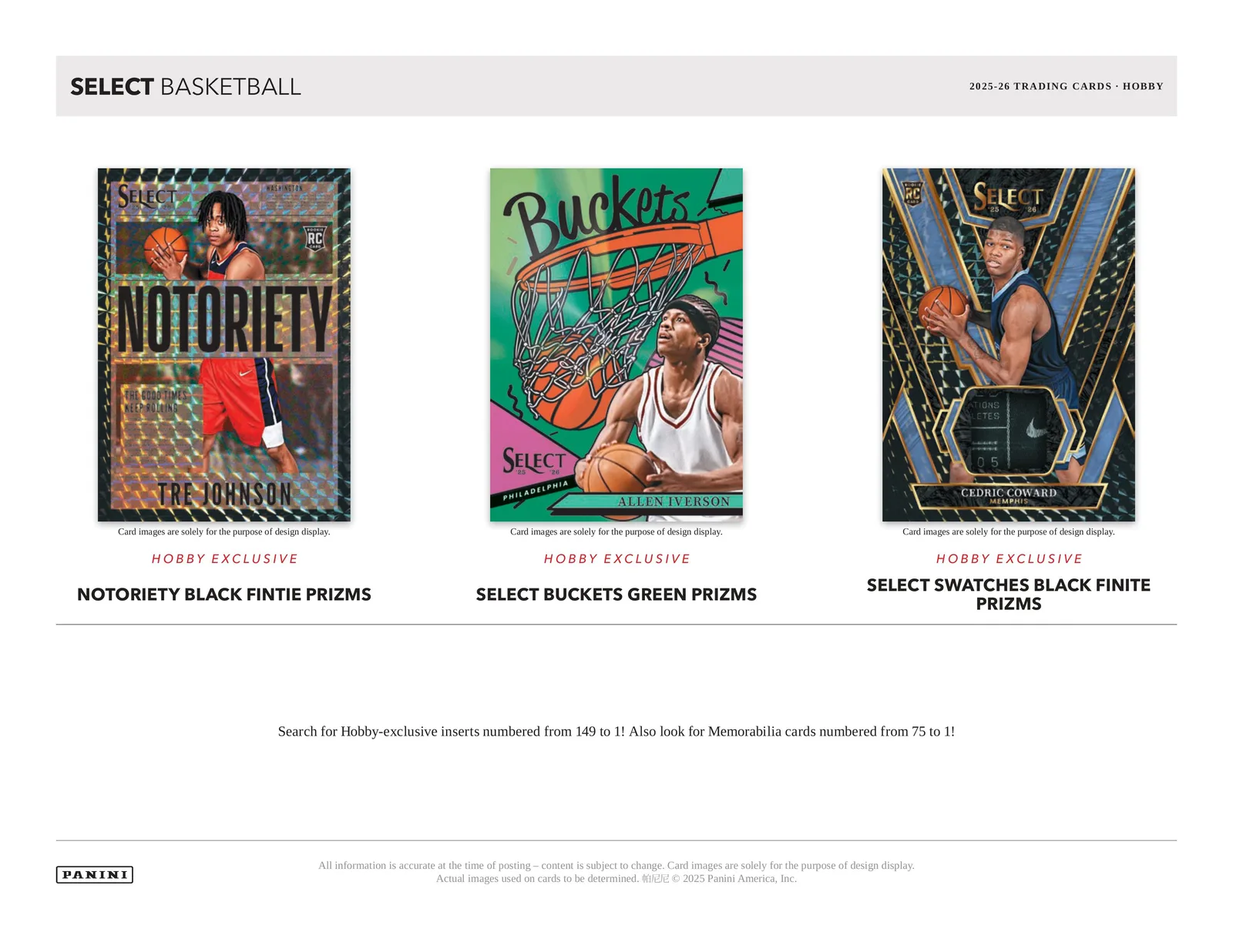 2025/26 Panini Select Basketball Hobby Box | Midwest Cards