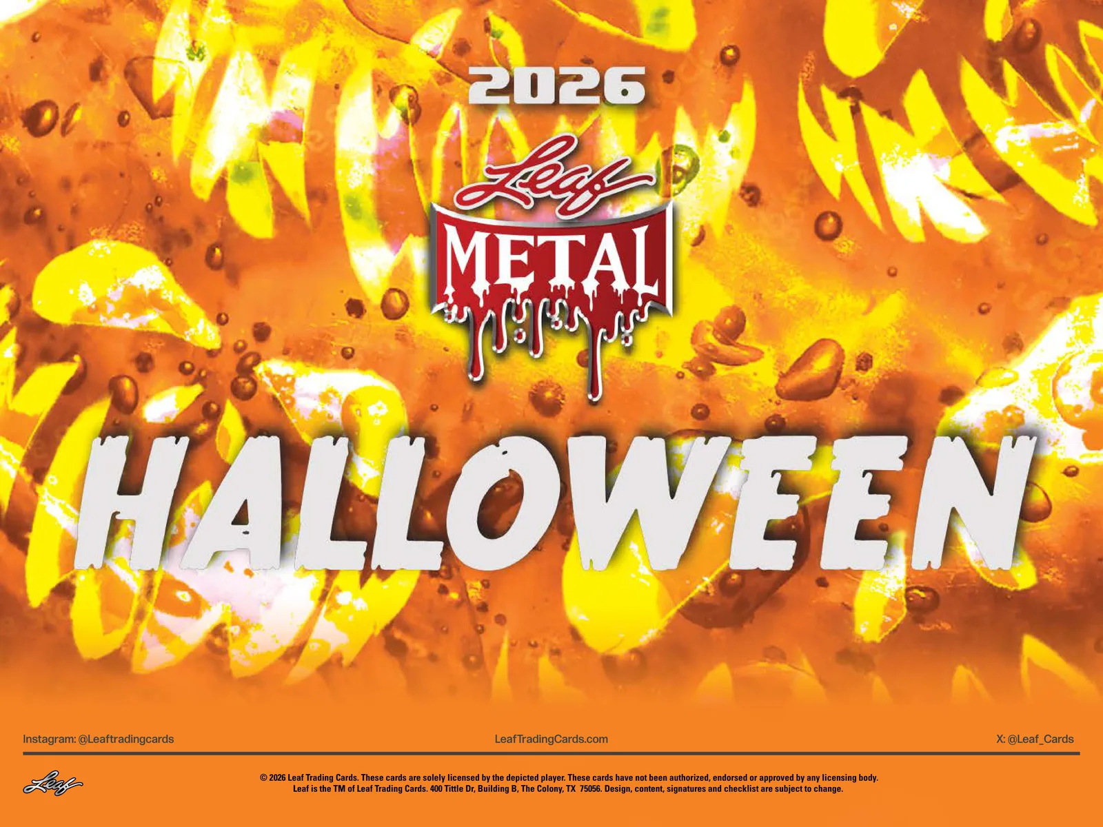 M*a様 耐え抜くもの、母聖樹　foil セットブースター産 2026 Leaf Metal Halloween Hobby Box | Midwest Cards
