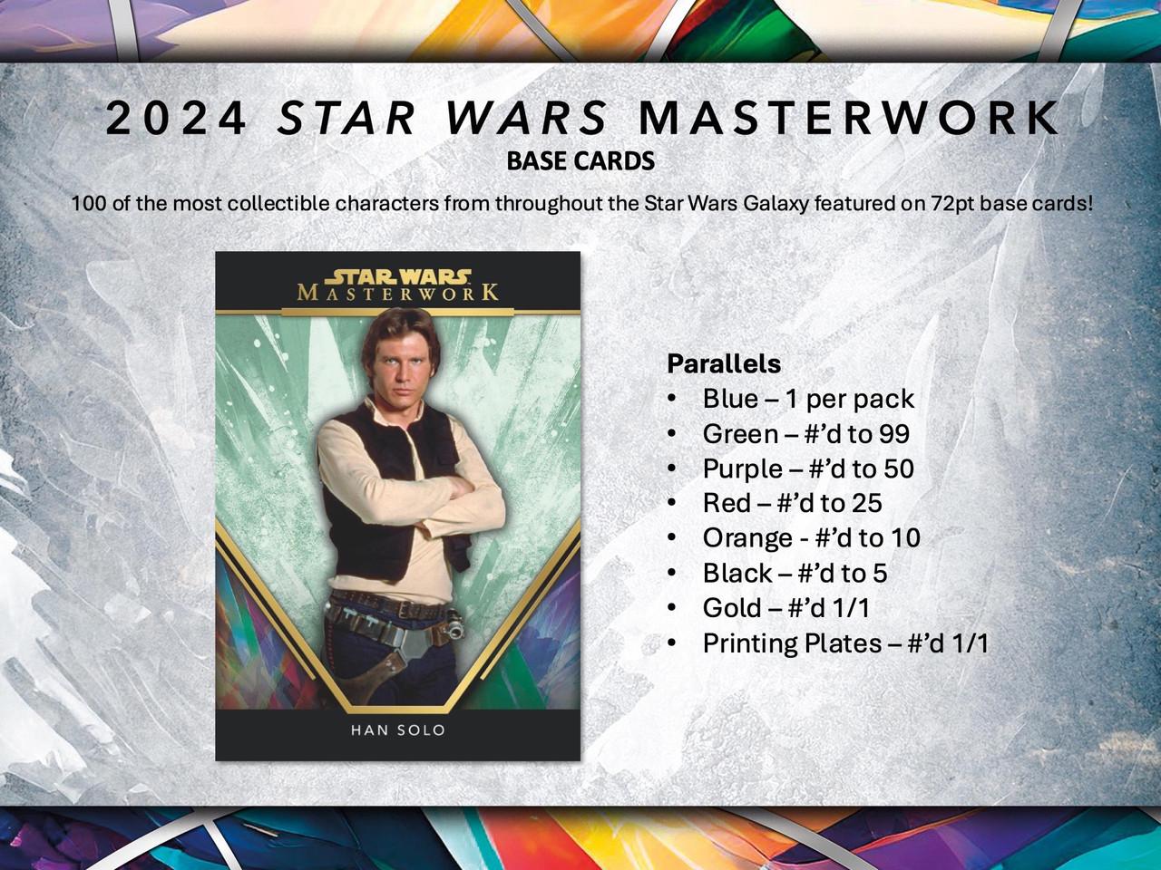 2024 Topps Star Wars Masterwork Hobby Box | Midwest Cards
