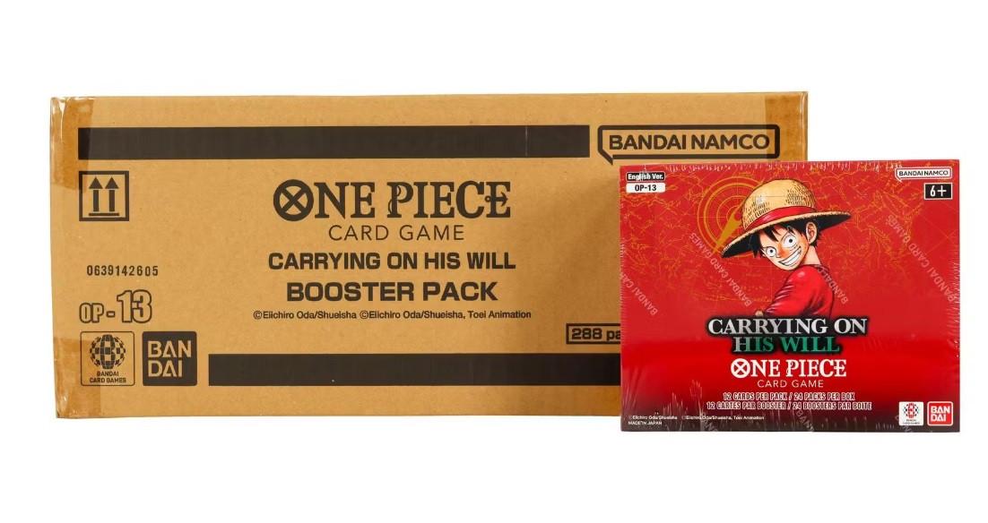 One Piece TCG: Carrying On His Will Booster 12 Box Case | Midwest