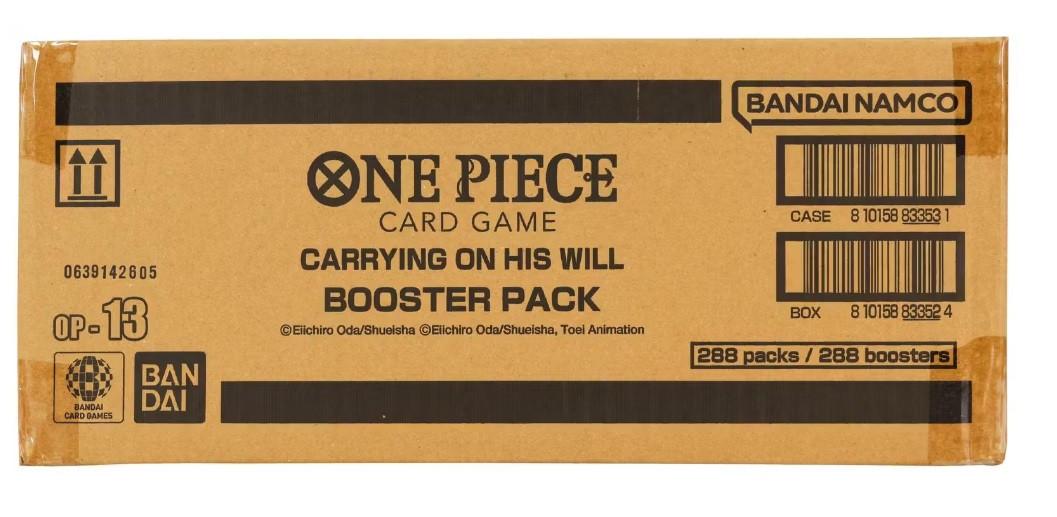 One Piece TCG: Carrying On His Will Booster 12 Box Case | Midwest