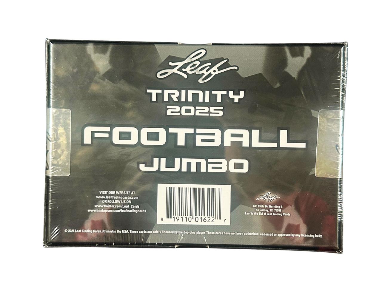 2025 Leaf Trinity Football Jumbo Box | Midwest Cards