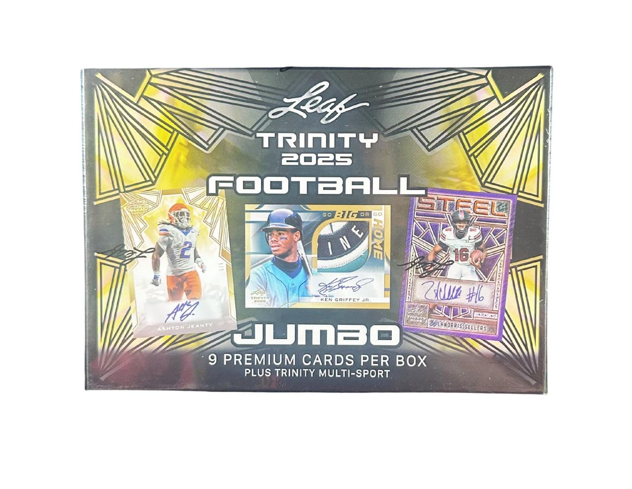 2025 Leaf Trinity Football Jumbo Box | Midwest Cards