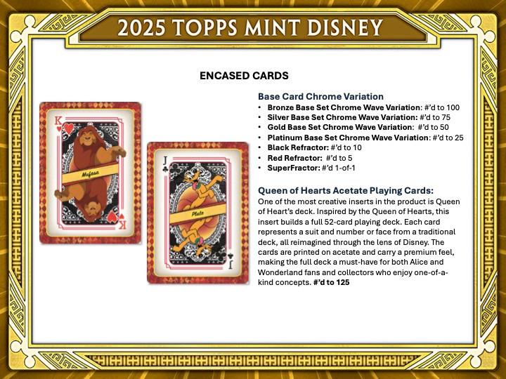2025 Topps Disney Mint Hobby Box | Midwest Cards