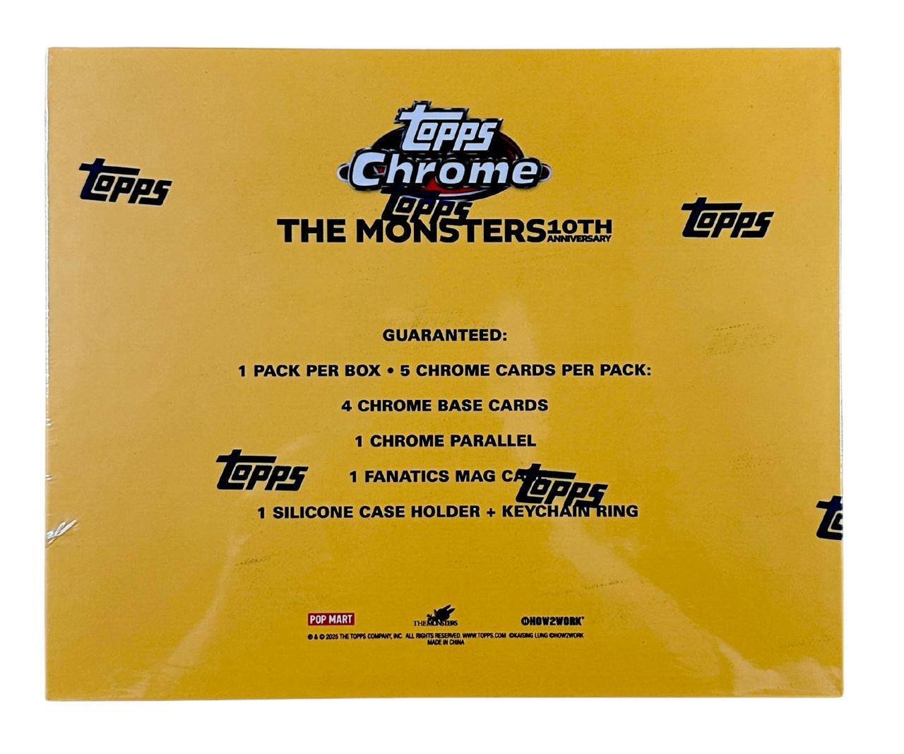 2025 Topps Chrome Labubu 10th Anniversary Hobby Box | Midwest Cards
