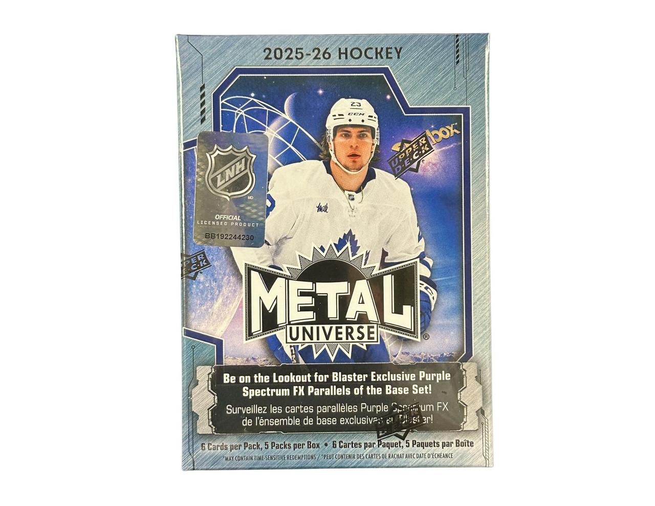 2025/26 Upper Deck Skybox Metal Universe Hockey Blaster Box
