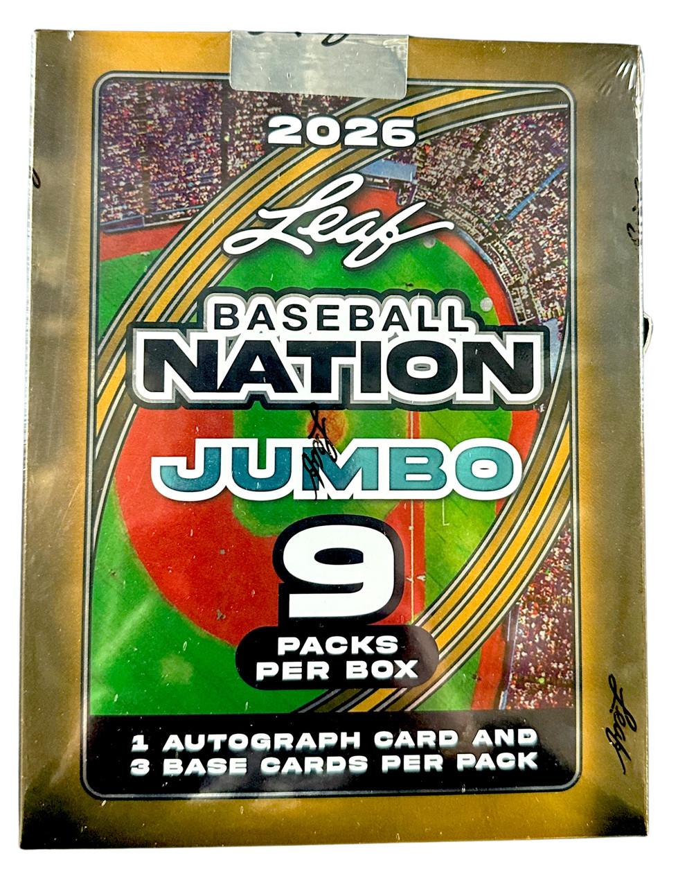 2026 Leaf Baseball Nation Jumbo Box | Midwest Cards