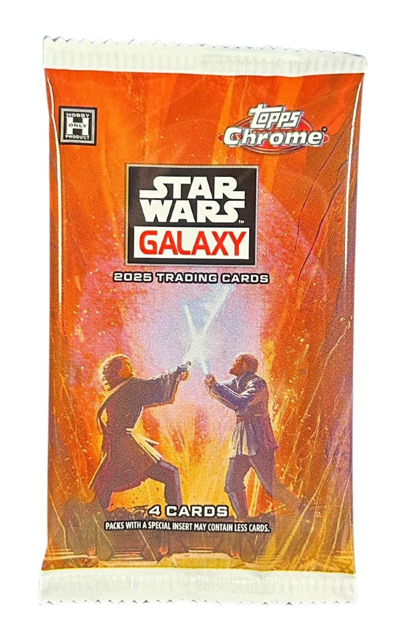 2025 Topps Star Wars Chrome Galaxy Hobby Pack | Midwest Cards