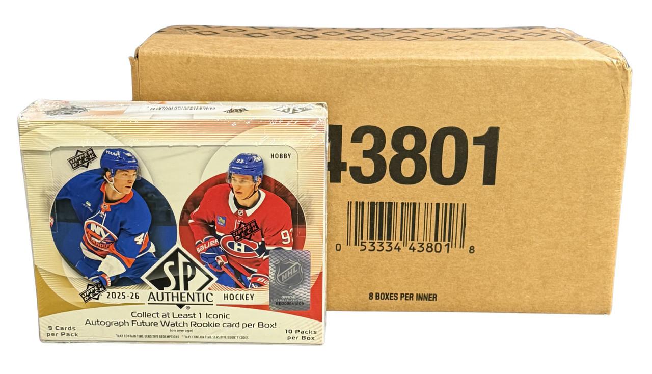 2025/26 Upper Deck SP Authentic Hockey Hobby 8 Box Case | Midwest