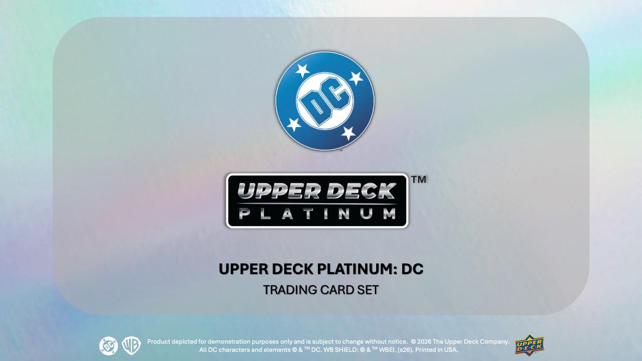 Upper deck platinum the archive 追加料金) 2026 Upper Deck DC Platinum Hobby Box | Midwest Cards