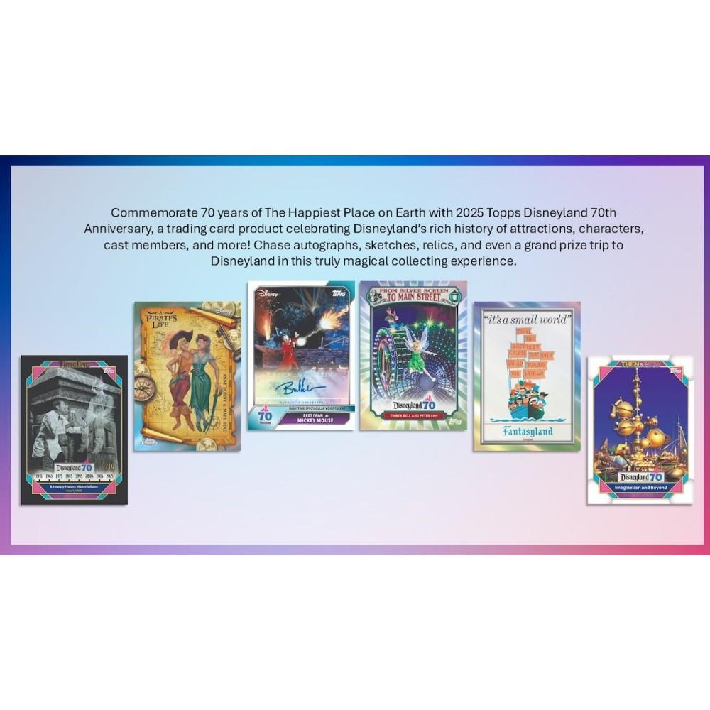 2025 Topps Disneyland 70th Anniversary Hobby Pack | Midwest Cards