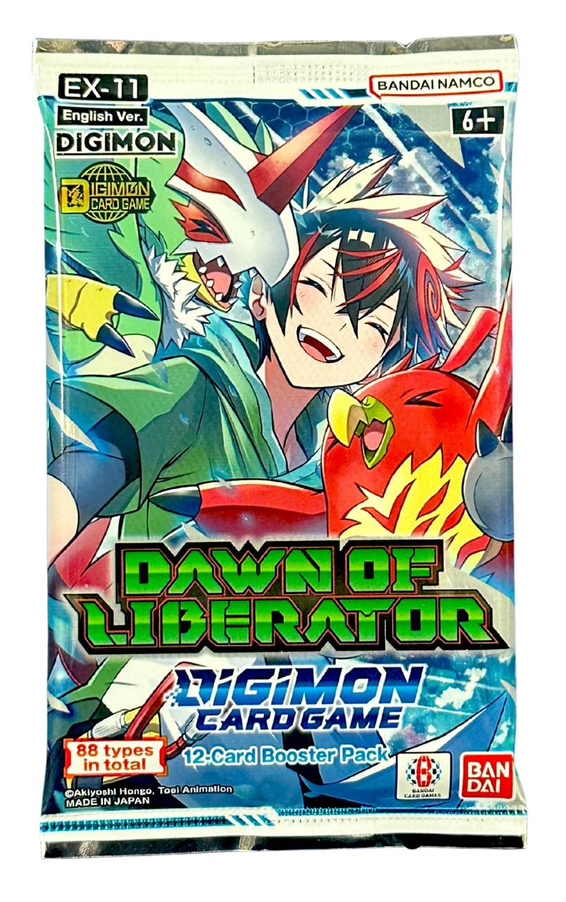 Digimon Card Game: Dawn of Liberator Extra Booster (EX-11) Display