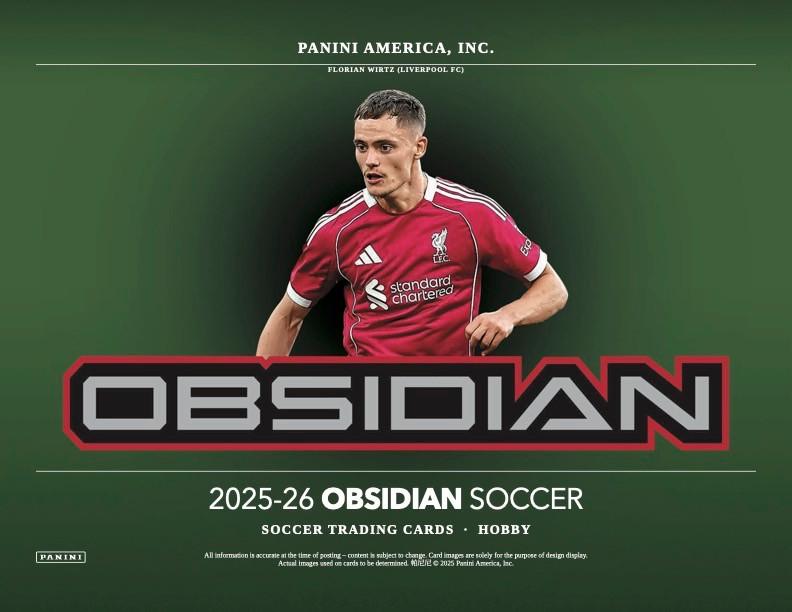 2025/26 Panini Obsidian Soccer Hobby Box | Midwest Cards
