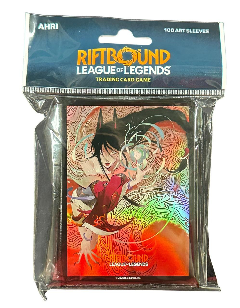 Riftbound Origins Ahri カードスリーブ 100枚 Riftbound League of Legends Origins Ahri Art Sleeves - Pack (100