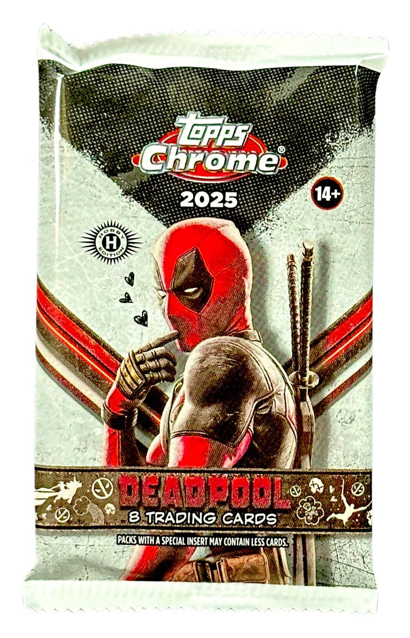 2025 Topps Chrome Marvel Deadpool Hobby Pack | Midwest Cards