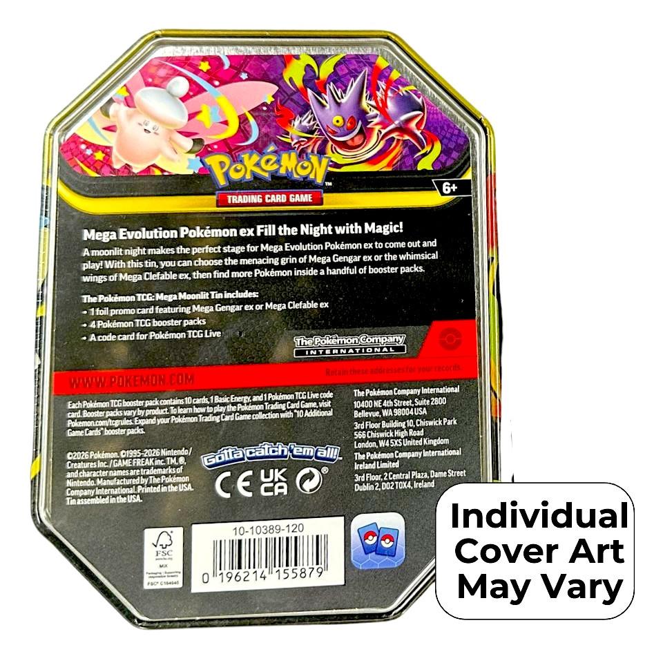 Pokemon Mega Evolution Moonlit Tin | Midwest Cards