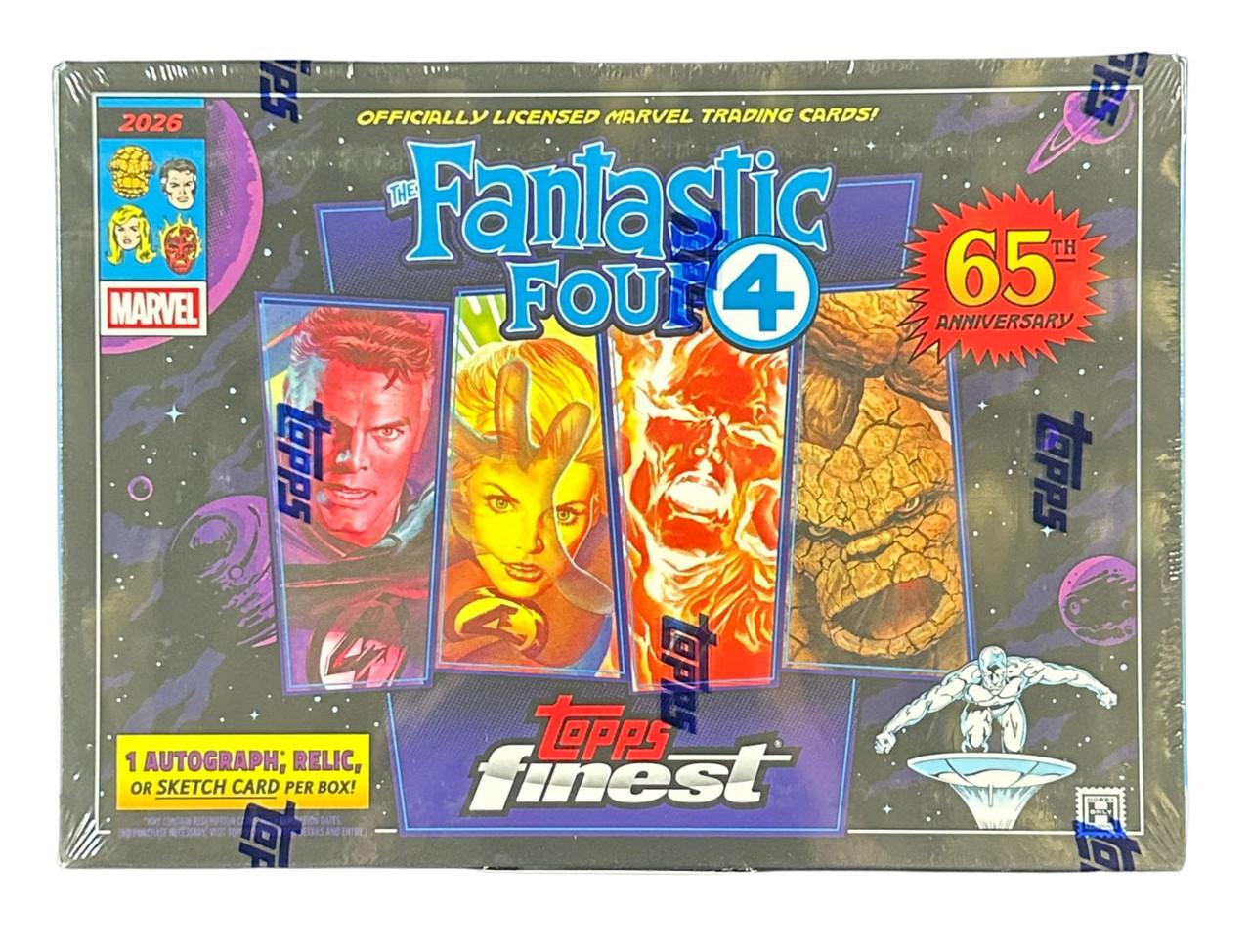 2026 Topps Finest Marvel Fantastic Four 65th Anniversary Hobby Box