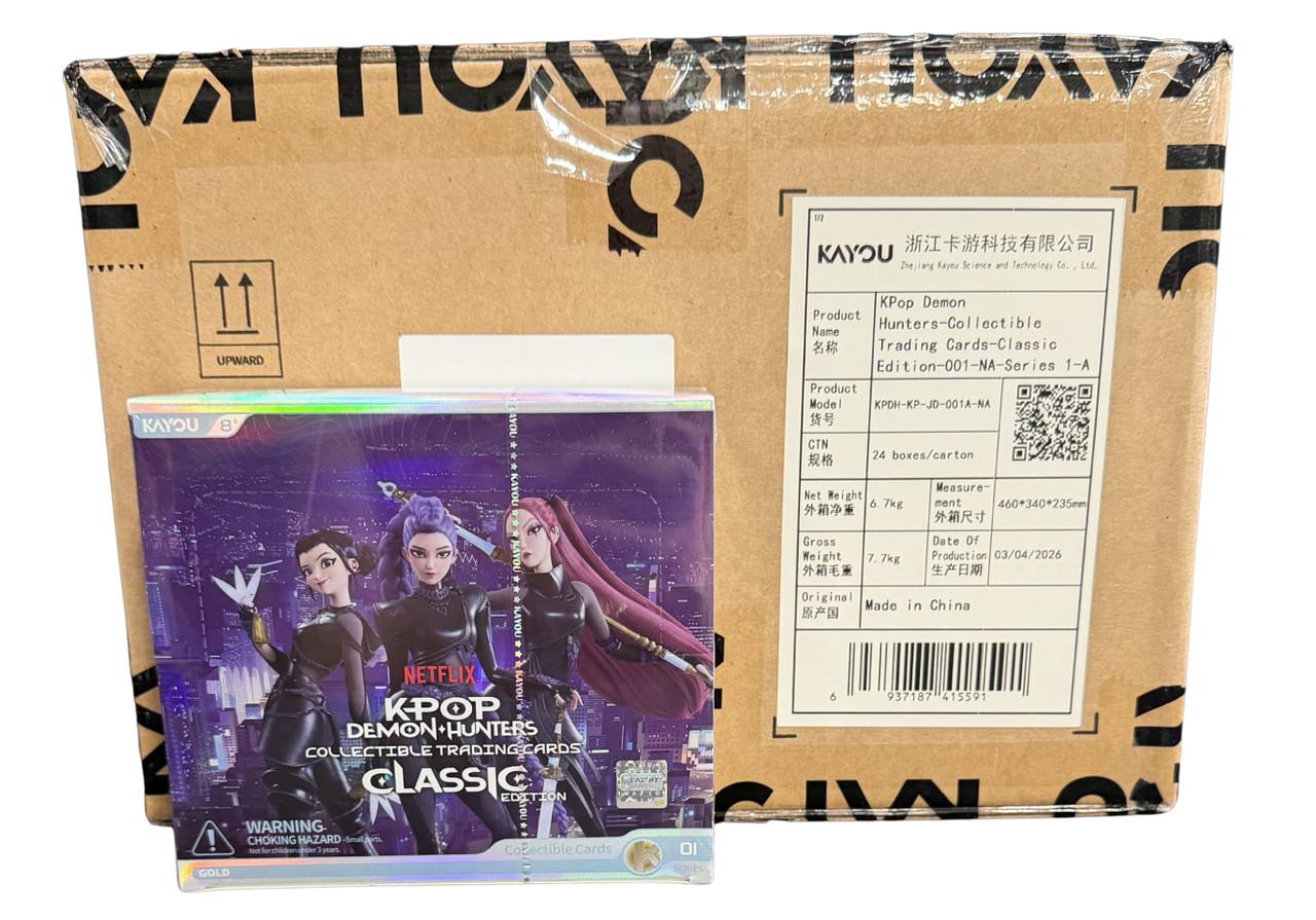 2026 K-Pop Demon Hunters World Tour Classic Edition 24 Box Case