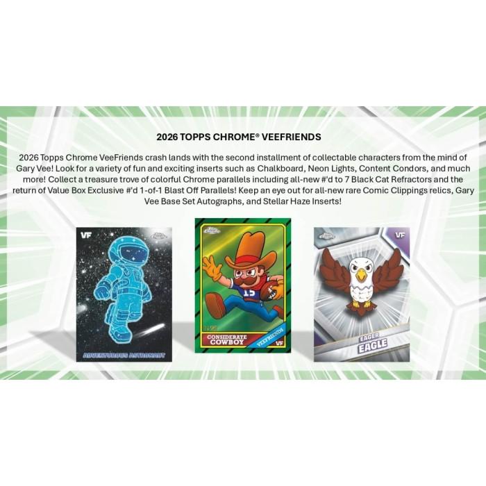 2026 Topps Chrome VeeFriends Hobby Box | Midwest Cards