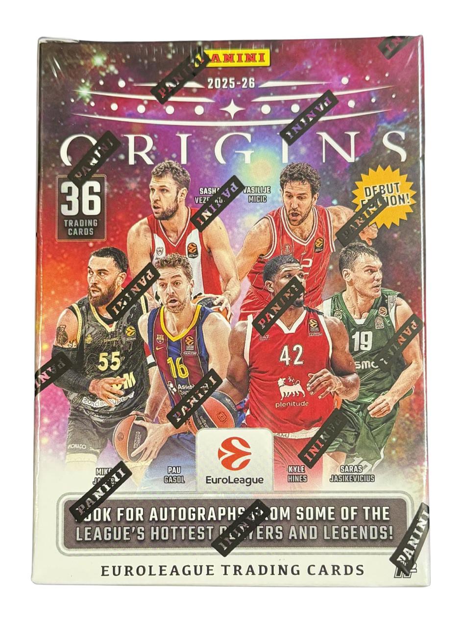 2025/26 Panini Origins Euroleague Basketball Hobby H2 20 Box Case