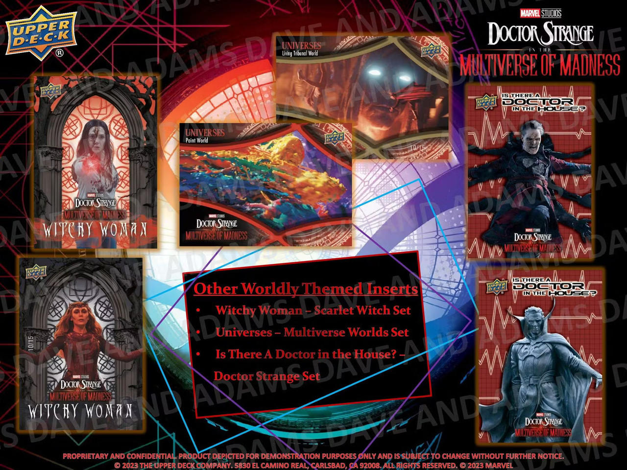 2023 Upper Deck Marvel Studios Doctor Strange Multiverse Madness