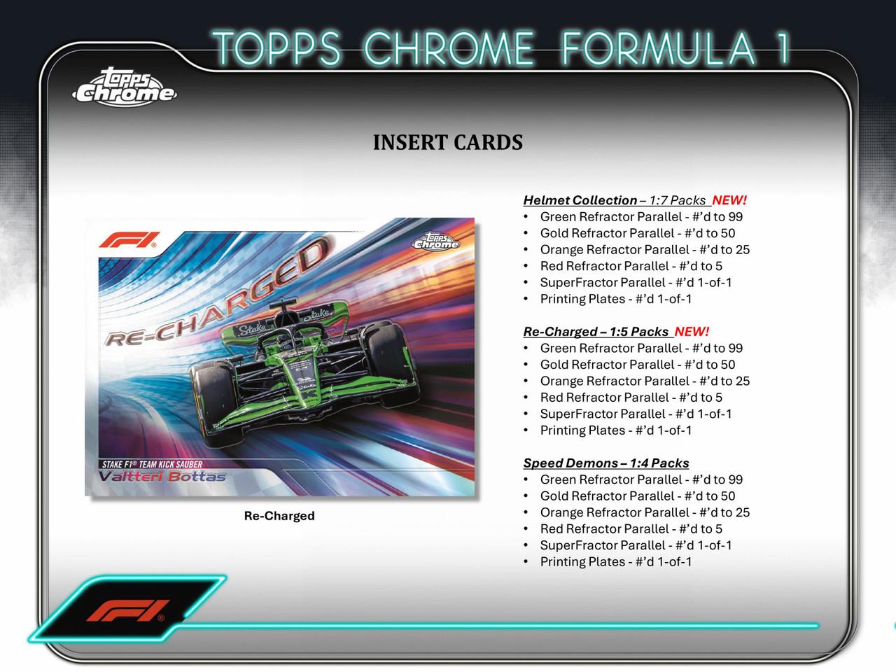 2024 Topps Chrome Formula 1 Racing Hobby Pack | Midwest Cards