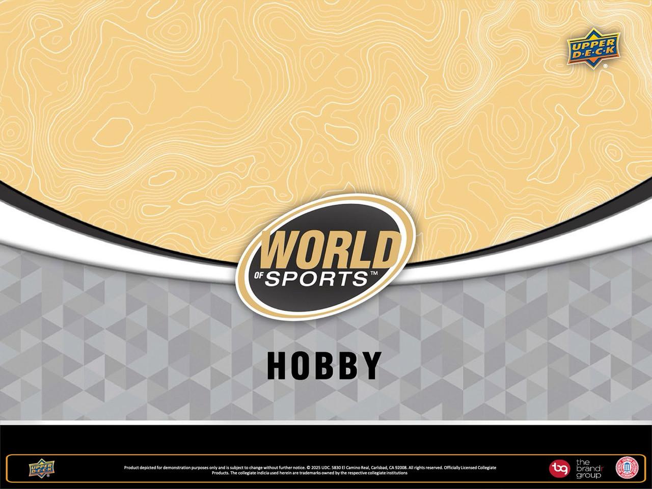 2025 Upper Deck World of Sports Volume 1 Hobby Box | Midwest Cards