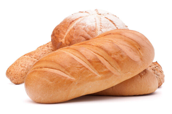 Loaves of artisan bread