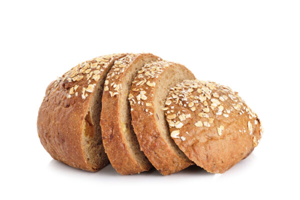 Small artisan roll sliced