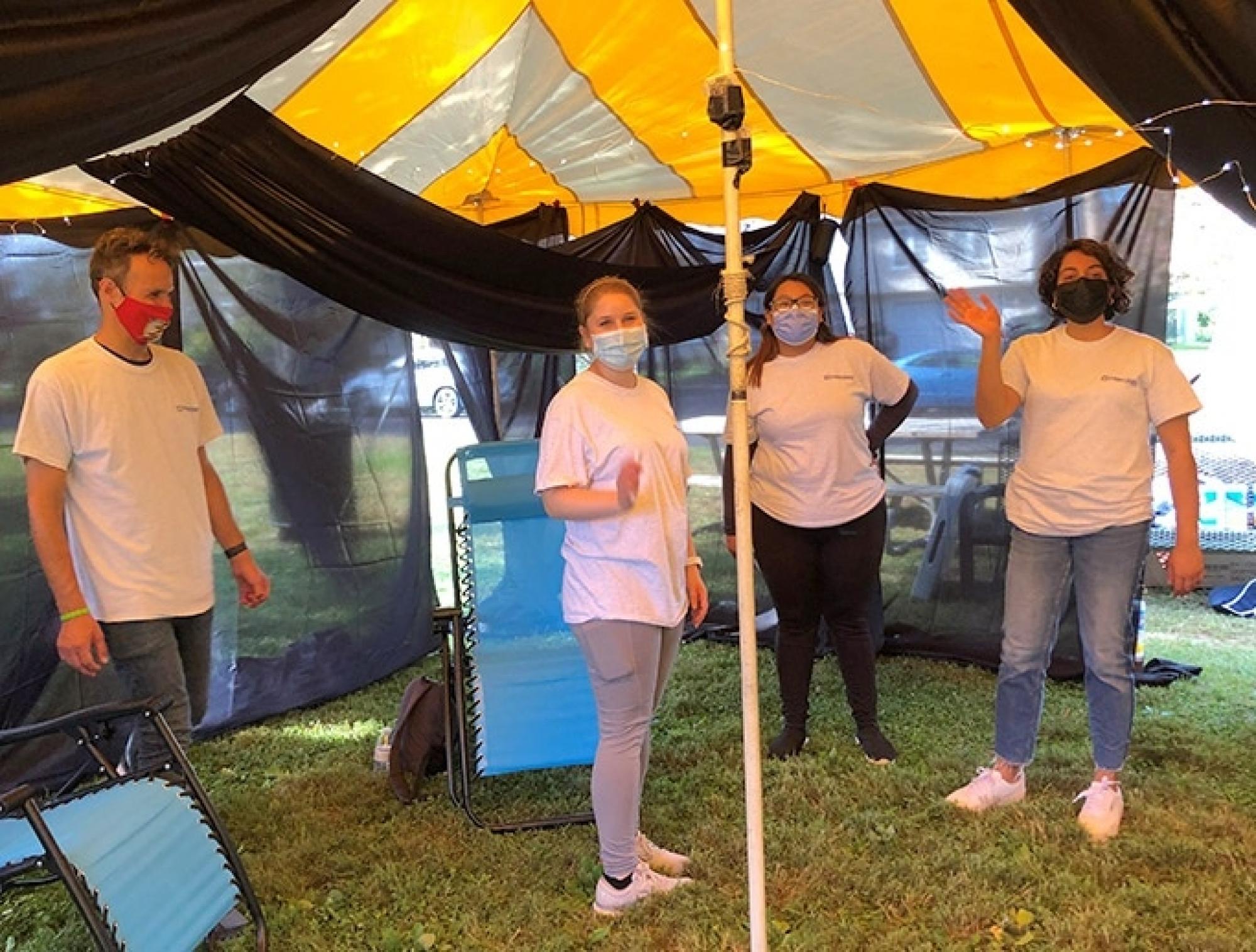 Helping to Alleviate Stress at a Community Fair