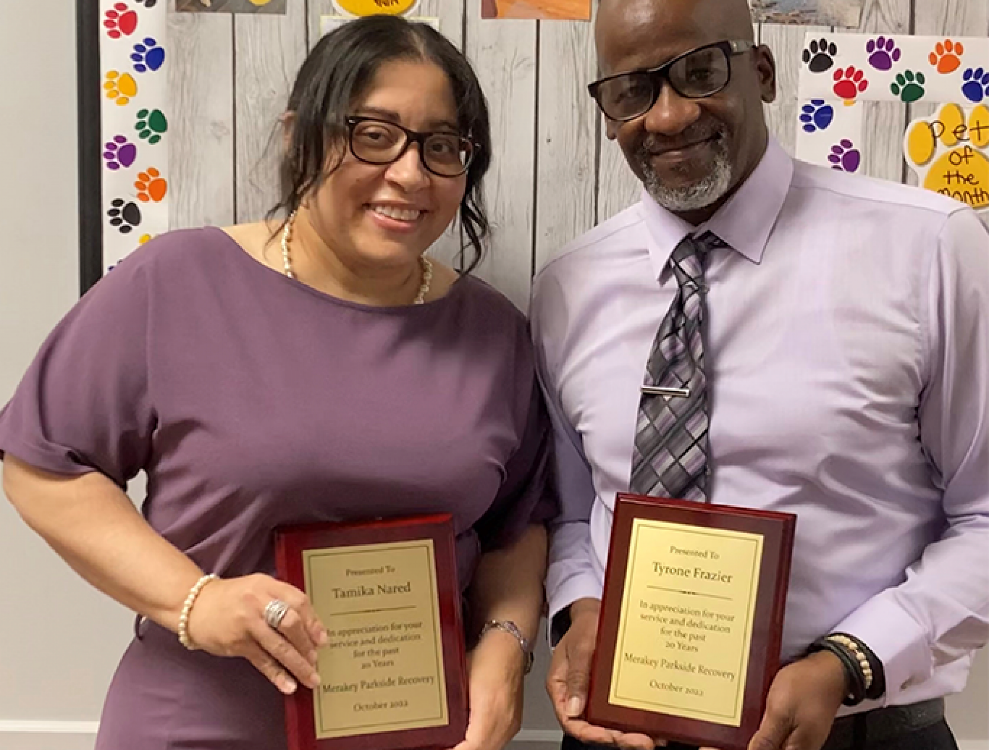 Merakey Team Members Celebrate Anniversaries